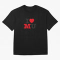 I Love Manchester Oversized T-Shirt Represent Fans Who Live for the FIFA World Cup 2026 USA Canada Mexico Journey through Messi, CR7 and Mbappe Highlights, Portugal, Spain and Germany Pride, Retro Football Energy, Iconic Rivalries, Trophy Chase