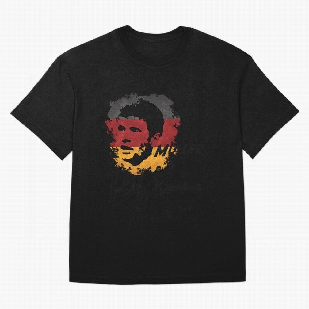 Germany Thomas Muller World Cup 2014 Oversized T-Shirt Feel the Trophy Chase of FIFA World Cup 2026 USA Canada Mexico Spirit, Inspired by Brazil, CR7 and Messi, Football Passion, Legendary Performances, Festival Vibes and Supporter Community; Made