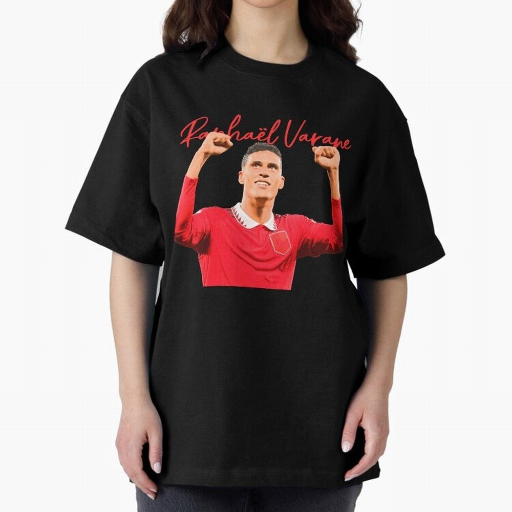 Rafael Varane Oversized T-Shirt Relive Legendary Nights from FIFA World Cup 2026 USA Canada Mexico for Fans of Cristiano Ronaldo and France, Bringing Football Passion, Legendary Performances, Festival Vibes and Supporter Community; Great for Watch