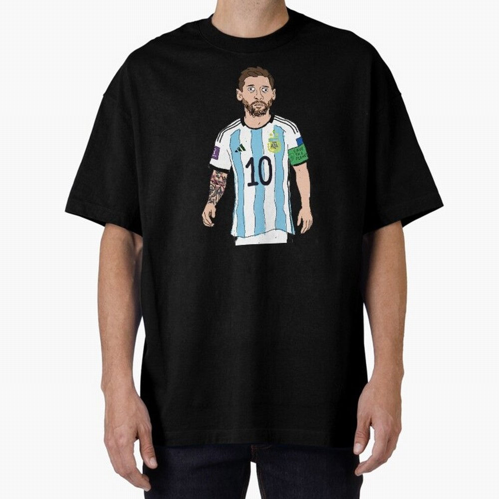 Badly Drawn Messi Classic T-Shirt Share the Excitement of FIFA World Cup 2026 USA Canada Mexico Spirit, Centered on Spain, Cristiano Ronaldo, Haaland and CR7, Stadium Memories, Football Loyalty, International Chants and Championship Tradition;