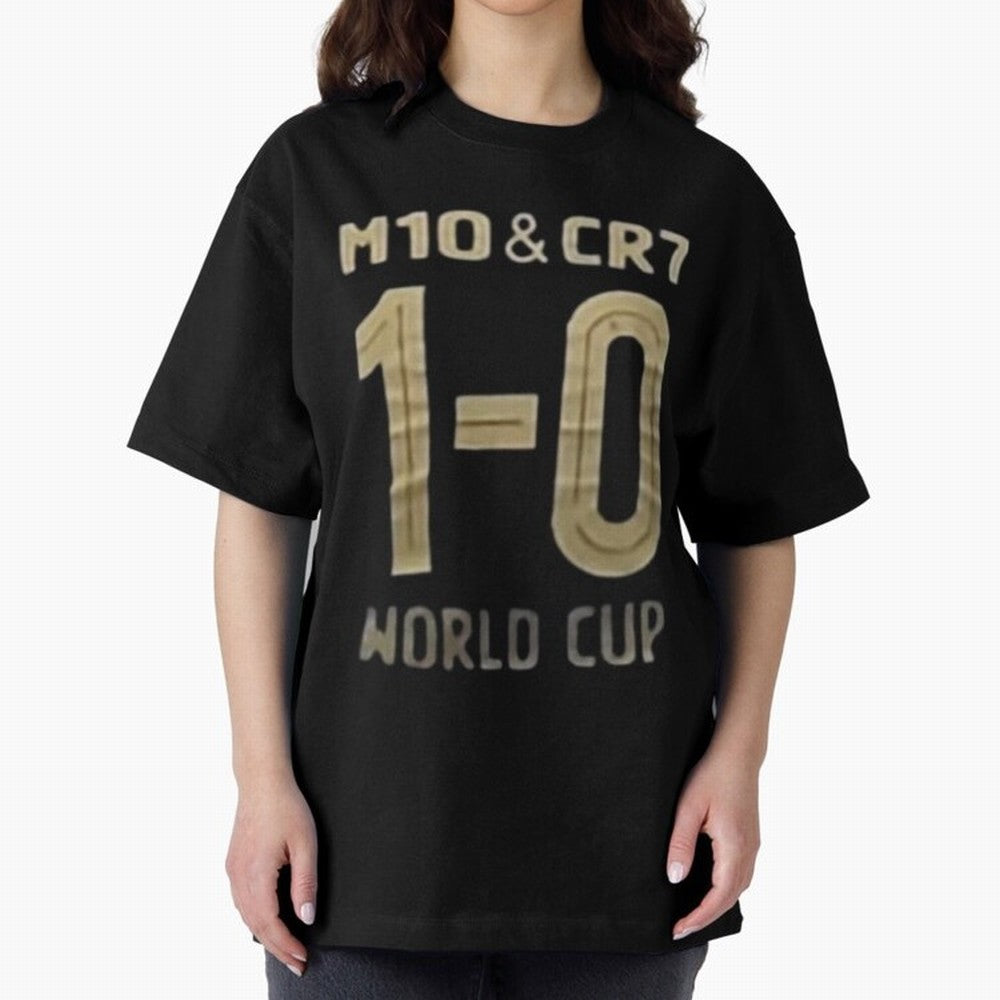 m10 and cr7 1-0 world cup football Classic T-Shirt Treasure Match Day Hype around FIFA World Cup 2026 USA Canada Mexico, Neymar, Haaland and Cristiano Ronaldo, Brazil, Portugal and Argentina, Stadium Memories, Football Loyalty, International Chants