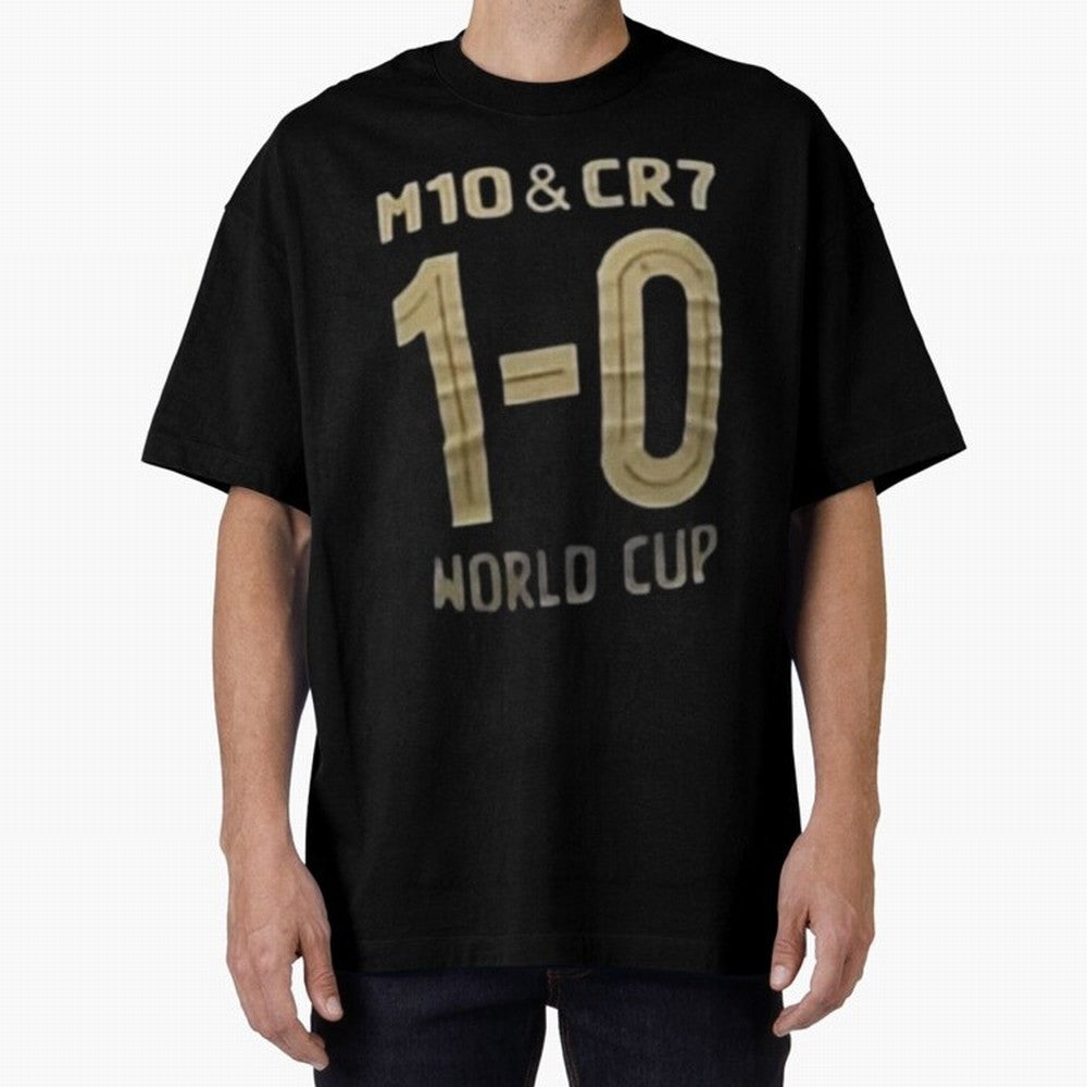 m10 and cr7 1-0 world cup football Classic T-Shirt Treasure Match Day Hype around FIFA World Cup 2026 USA Canada Mexico, Neymar, Haaland and Cristiano Ronaldo, Brazil, Portugal and Argentina, Stadium Memories, Football Loyalty, International Chants