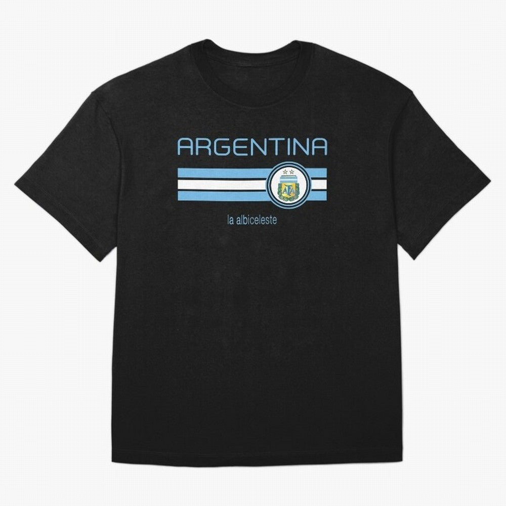 Football Argentina Classic T-Shirt Capture FIFA World Cup 2026 Group Stage for Fans of Haaland and Spain and Netherlands, Bringing Vintage Soccer Flavor, Modern Football Stars, National Flags and Final Night Emotion; Ideal for Fans Who Follow