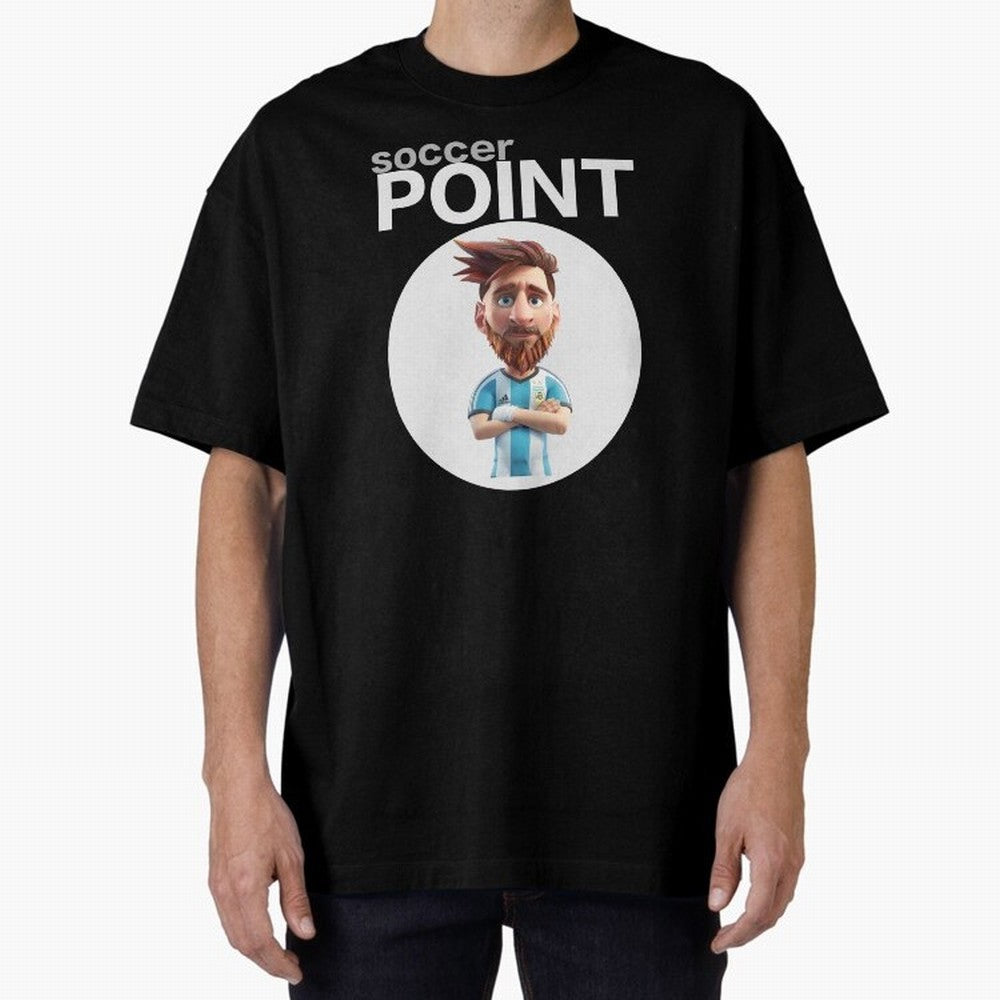soccer POINT Oversized T-Shirt Carry FIFA World Cup 2026 for Fans of Mbappe and England, France and Netherlands, Bringing Supporter Pride, Iconic Celebrations, Legendary Names and Global Match Day Energy; Created for Match Day Parties, Soccer