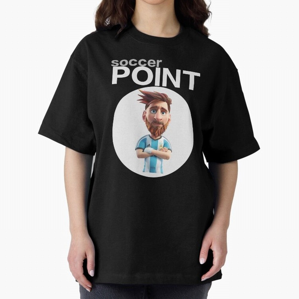 soccer POINT Oversized T-Shirt Carry FIFA World Cup 2026 for Fans of Mbappe and England, France and Netherlands, Bringing Supporter Pride, Iconic Celebrations, Legendary Names and Global Match Day Energy; Created for Match Day Parties, Soccer