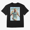 The Messiah Oversized T-Shirt Bring International Match Energy to FIFA World Cup 2026 for Fans of Mbappe and Neymar and Argentina, Bringing Stadium Chants, National Pride, Trophy Dreams and Unforgettable Football Memories; Made for Collectors Who