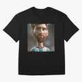 Lionel Messi cute meme picture Classic T-Shirt Relive the FIFA World Cup 2026 USA Canada Mexico Journey through Cristiano Ronaldo, Haaland and CR7 Highlights, England and Germany Pride, Vintage Soccer Flavor, Modern Football Stars, National Flags