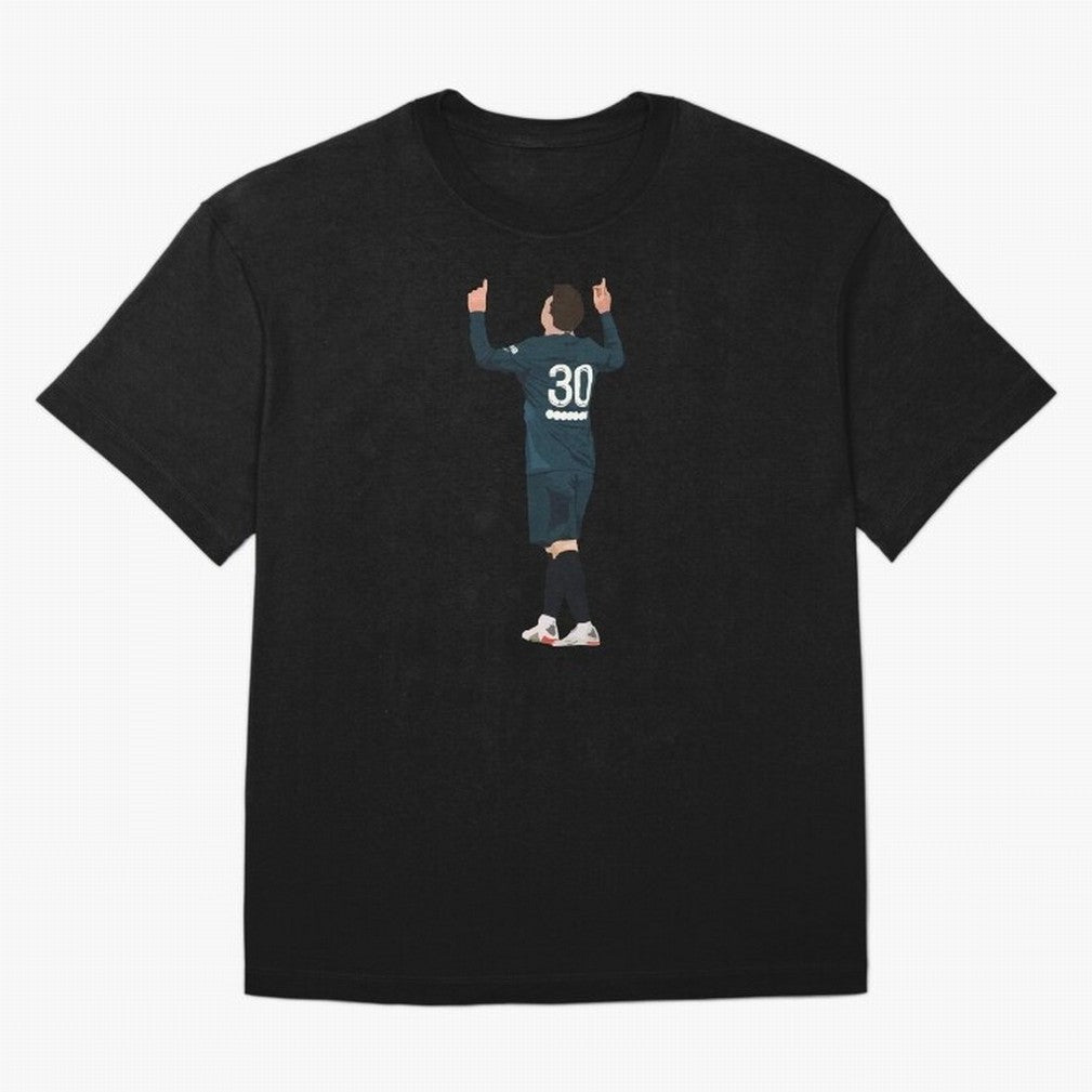 Messi Iconic Illustration Oversized T-Shirt Turn Every Weekend Toward the FIFA World Cup 2026 Journey through Cristiano Ronaldo Highlights, Germany Pride, Fan Favorite Moments, National Team Passion, Big Match Drama and Soccer History; Perfect for