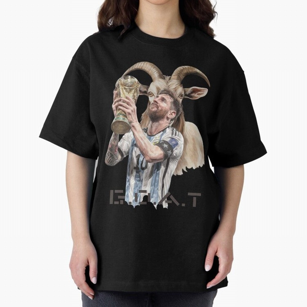 The G.O.A.T of Football, Lionel Messi Classic T-Shirt Represent the Passion of Match Day Hype around FIFA World Cup 2026, Cristiano Ronaldo, Argentina and Brazil, Stadium Chants, National Pride, Trophy Dreams and Unforgettable Football Memories;