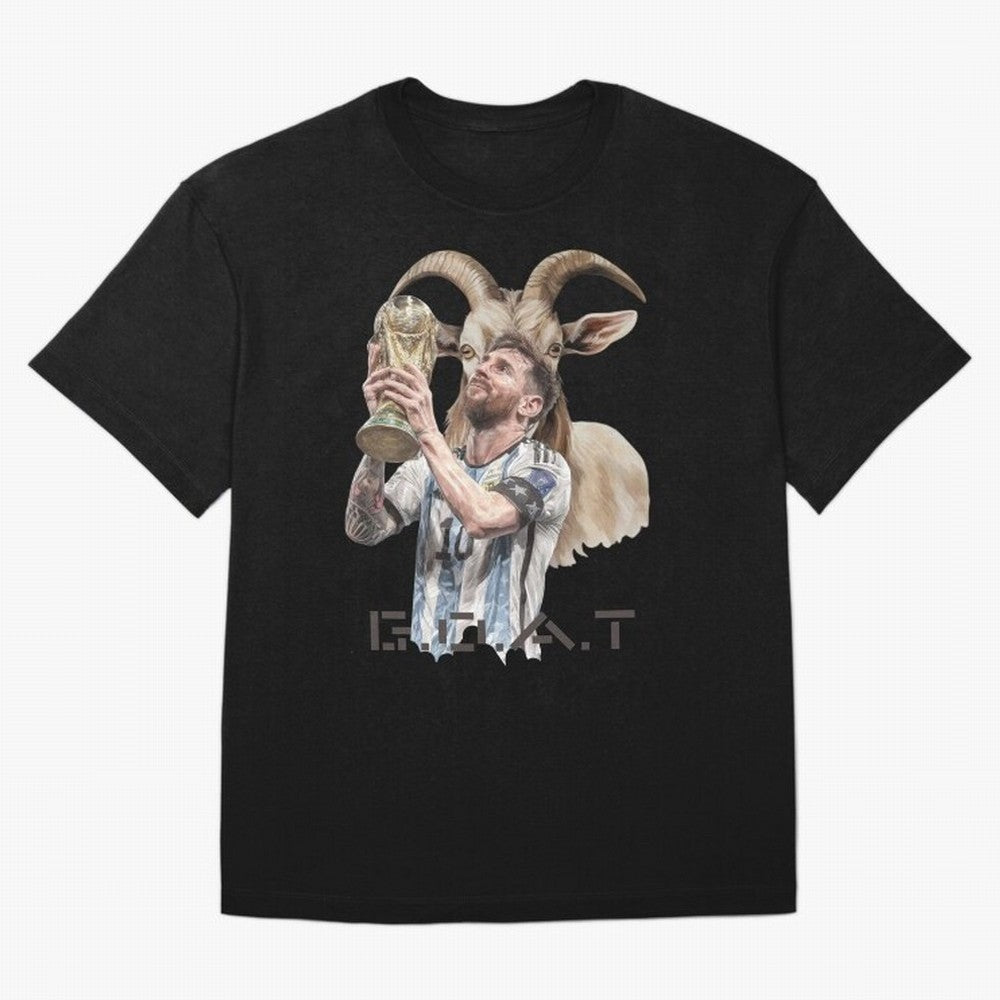 The G.O.A.T of Football, Lionel Messi Classic T-Shirt Represent the Passion of Match Day Hype around FIFA World Cup 2026, Cristiano Ronaldo, Argentina and Brazil, Stadium Chants, National Pride, Trophy Dreams and Unforgettable Football Memories;