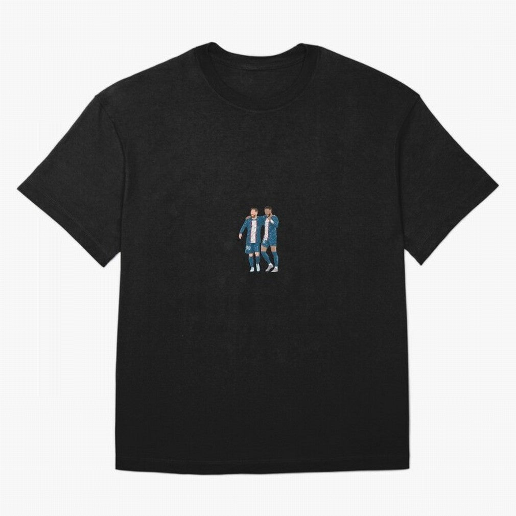 Lionel Messi and Neymar JR Minimalist Classic T-Shirt Represent FIFA World Cup 2026 Celebrating Mbappe, Brazil Energy, Classic Soccer Heritage, Championship Pressure, Fan Loyalty and International Pride; Perfect for Supporters Who Want Bold