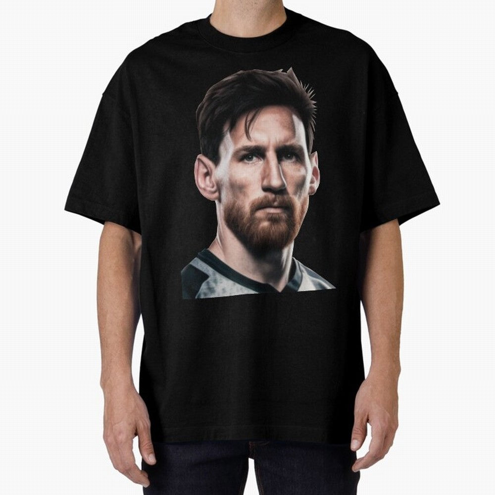 Lionel Messi Oversized T-Shirt Live the Energy of FIFA World Cup 2026 USA Canada Mexico for Fans of CR7 and Messi and Netherlands, Bringing Tournament Hype, Historic Matchups, Family Viewing Parties and Global Sports Pride; Made for Collectors Who