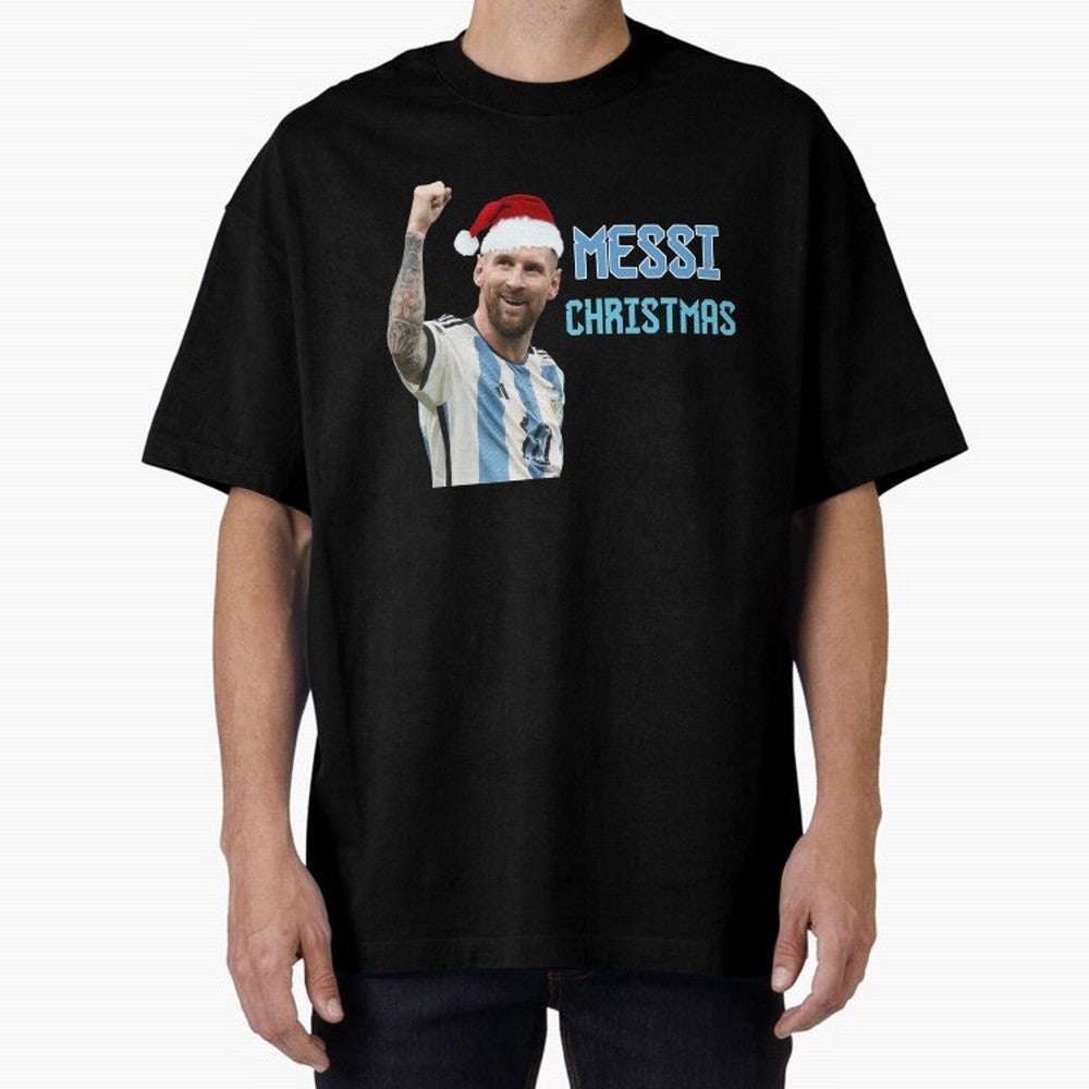 Messi Christmas - Lionel Messi Christmas Design Classic T-Shirt Represent the Passion of FIFA World Cup 2026 Group Stage Spirit, Driven by Brazil, Portugal and Argentina, Messi and Cristiano Ronaldo, Supporter Pride, Iconic Celebrations, Legendary