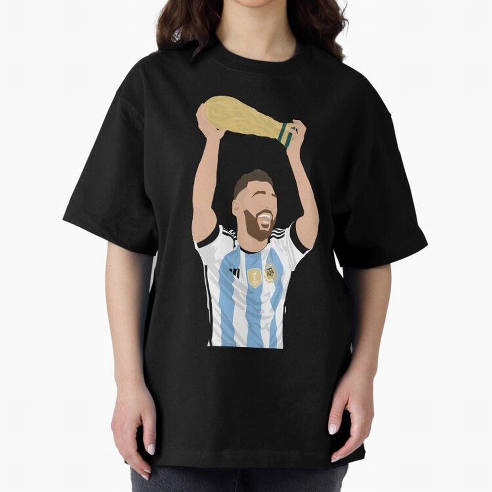 Messi minimalist design Classic T-Shirt Capture Stadium Memories from Global Football Passion for FIFA World Cup 2026 Group Stage, Featuring Cristiano Ronaldo, Haaland and CR7, Brazil, Portugal and Argentina, Fan Favorite Moments, National Team