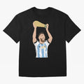 Messi minimalist design Classic T-Shirt Capture Stadium Memories from Global Football Passion for FIFA World Cup 2026 Group Stage, Featuring Cristiano Ronaldo, Haaland and CR7, Brazil, Portugal and Argentina, Fan Favorite Moments, National Team