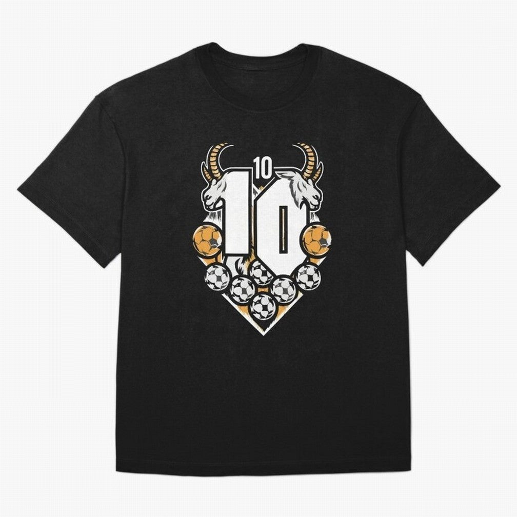 GOAT (Lionel Messi) design Boxy T-Shirt Show Championship Spirit for Global Football Passion for FIFA World Cup 2026 Group Stage, Made for CR7 and Messi, England, France and Netherlands, Global Supporter Spirit, Legendary Goals, National Colors and