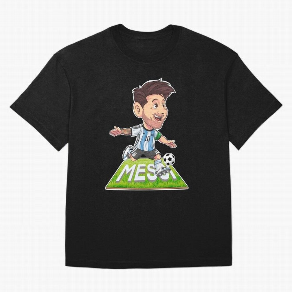 Lionel MESSI Oversized T-Shirt Feel the Trophy Chase of Match Day Hype around FIFA World Cup 2026, Neymar, Haaland and Cristiano Ronaldo, Brazil, Goal Celebration Energy, Supporter Heritage, Football Icons and Worldwide Tournament Joy; Made for Die