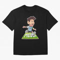 Lionel MESSI Oversized T-Shirt Feel the Trophy Chase of Match Day Hype around FIFA World Cup 2026, Neymar, Haaland and Cristiano Ronaldo, Brazil, Goal Celebration Energy, Supporter Heritage, Football Icons and Worldwide Tournament Joy; Made for Die