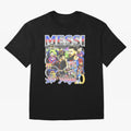 Lionel Messi Graphic Design Classic T-Shirt Celebrate Fan Favorites in FIFA World Cup 2026 Capturing Mbappe, Argentina Energy, Champion Mindset, Group Stage Buzz, Knockout Tension and Passionate Fan Culture; Created for Match Day Parties, Soccer