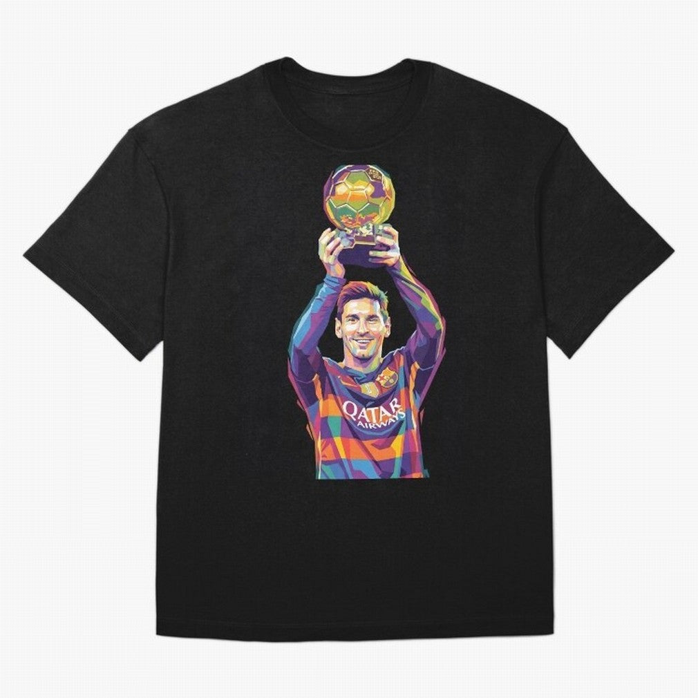Messi Wpap Classic T-Shirt Feel the Roar of Match Day Hype around FIFA World Cup 2026, Messi and Cristiano Ronaldo, England and Germany, Sports Nostalgia, International Competition, Famous Players and Unforgettable Victories; Made for Collectors