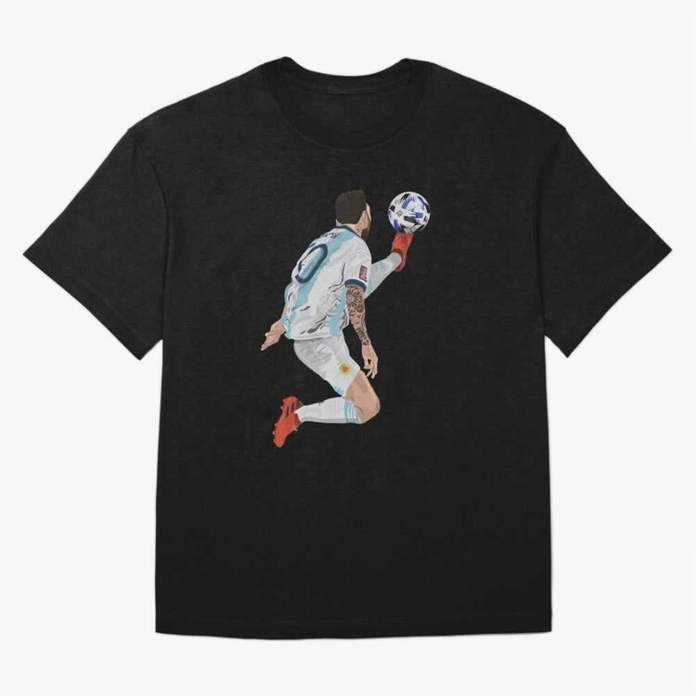 Messi - Lionel Messi Ball Classic T-Shirt Celebrate Global Passion for Global Football Passion for FIFA World Cup 2026 Group Stage, with Neymar, Haaland and Cristiano Ronaldo, Portugal, Classic Soccer Heritage, Championship Pressure, Fan Loyalty