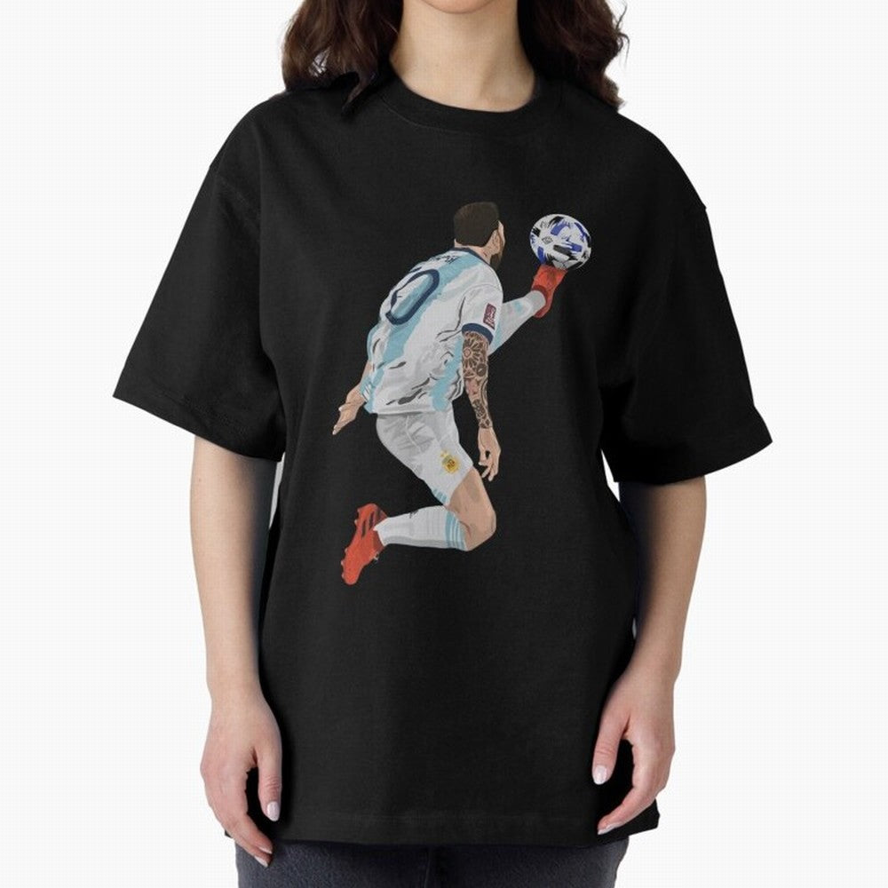 Messi - Lionel Messi Ball Classic T-Shirt Celebrate Global Passion for Global Football Passion for FIFA World Cup 2026 Group Stage, with Neymar, Haaland and Cristiano Ronaldo, Portugal, Classic Soccer Heritage, Championship Pressure, Fan Loyalty