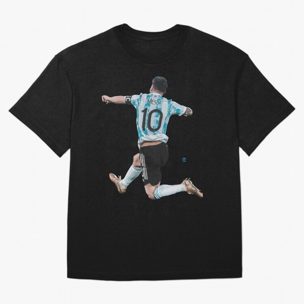 Messi 10 The Goat Oversized T-Shirt Celebrate Football Dreams Across FIFA World Cup 2026 Group Stage for Fans of Messi, Neymar and Mbappe and Spain and Netherlands, Bringing Sports Nostalgia, International Competition, Famous Players and