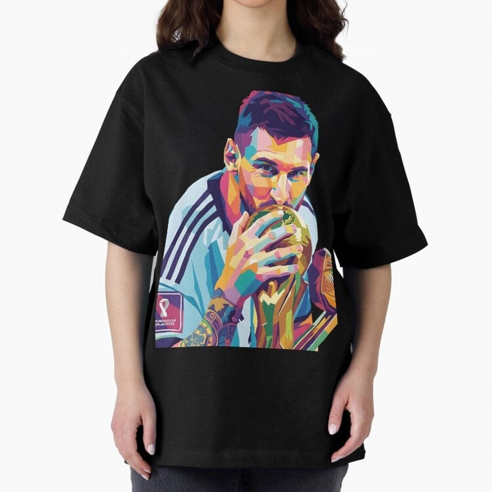 Messi Wpap Classic T-Shirt Feel the Trophy Chase of Match Day Hype around FIFA World Cup 2026, Mbappe and Neymar, Spain, Game Day Rituals, Football Legends, Country Pride and the Road to the Final; Ideal for Passionate Fans Who Love Underdog