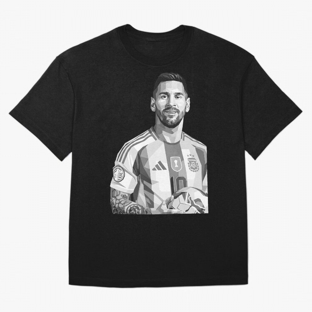 Messi grayscale Classic T-Shirt Cheer for FIFA World Cup 2026 Group Stage Spirit, Inspired by Argentina, France and Brazil, Haaland and Mbappe, Classic Soccer Heritage, Championship Pressure, Fan Loyalty and International Pride; Built for