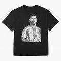 Messi grayscale Classic T-Shirt Cheer for FIFA World Cup 2026 Group Stage Spirit, Inspired by Argentina, France and Brazil, Haaland and Mbappe, Classic Soccer Heritage, Championship Pressure, Fan Loyalty and International Pride; Built for