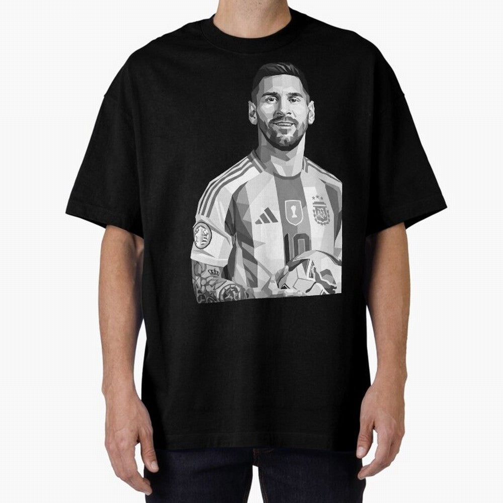 Messi grayscale Classic T-Shirt Cheer for FIFA World Cup 2026 Group Stage Spirit, Inspired by Argentina, France and Brazil, Haaland and Mbappe, Classic Soccer Heritage, Championship Pressure, Fan Loyalty and International Pride; Built for