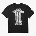 Messi grayscale Classic T-Shirt Feel Global Football Passion for FIFA World Cup 2026, Highlighting Messi, CR7 and Mbappe, Portugal, Football Passion, Legendary Performances, Festival Vibes and Supporter Community; Ideal for Fans Who Follow Messi,