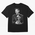 Messi grayscale Oversized T-Shirt Show Passion for the Stars of the FIFA World Cup 2026 Group Stage Journey through Messi Highlights, England and Germany Pride, Stadium Chants, National Pride, Trophy Dreams and Unforgettable Football Memories; Made