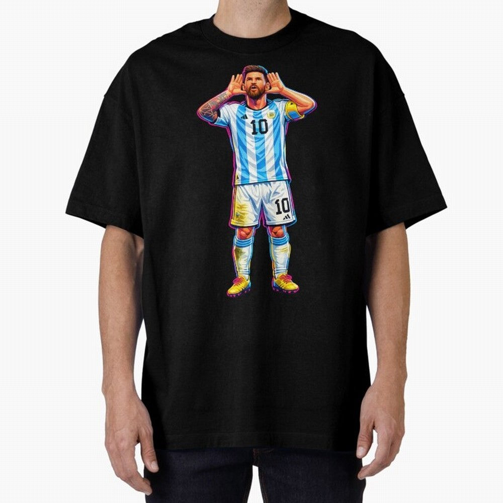 Messi Celebration Classic T-Shirt Show Passion for the Stars of FIFA World Cup 2026 Featuring CR7, Portugal, Spain and Germany Energy, Stadium Memories, Football Loyalty, International Chants and Championship Tradition; Created for Match Day