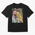 lionel Messi Oversized T-Shirt Show Fan Pride Across the FIFA World Cup 2026 Journey through Haaland and Mbappe Highlights, England, France and Netherlands Pride, Global Supporter Spirit, Legendary Goals, National Colors and Tournament Celebration;