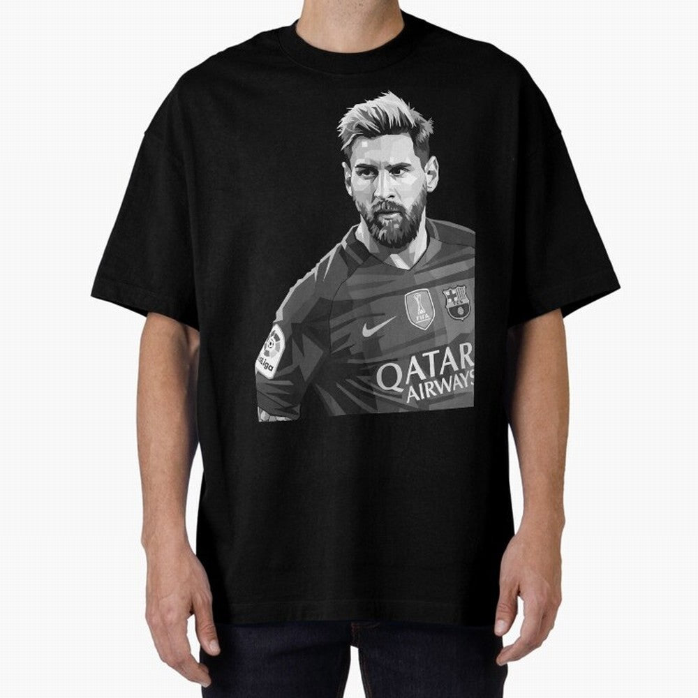Messi grayscale Classic T-Shirt Celebrate Every Goal in Global Football Passion for FIFA World Cup 2026, Inspired by Haaland and Mbappe, Netherlands, Goal Celebration Energy, Supporter Heritage, Football Icons and Worldwide Tournament Joy; Great