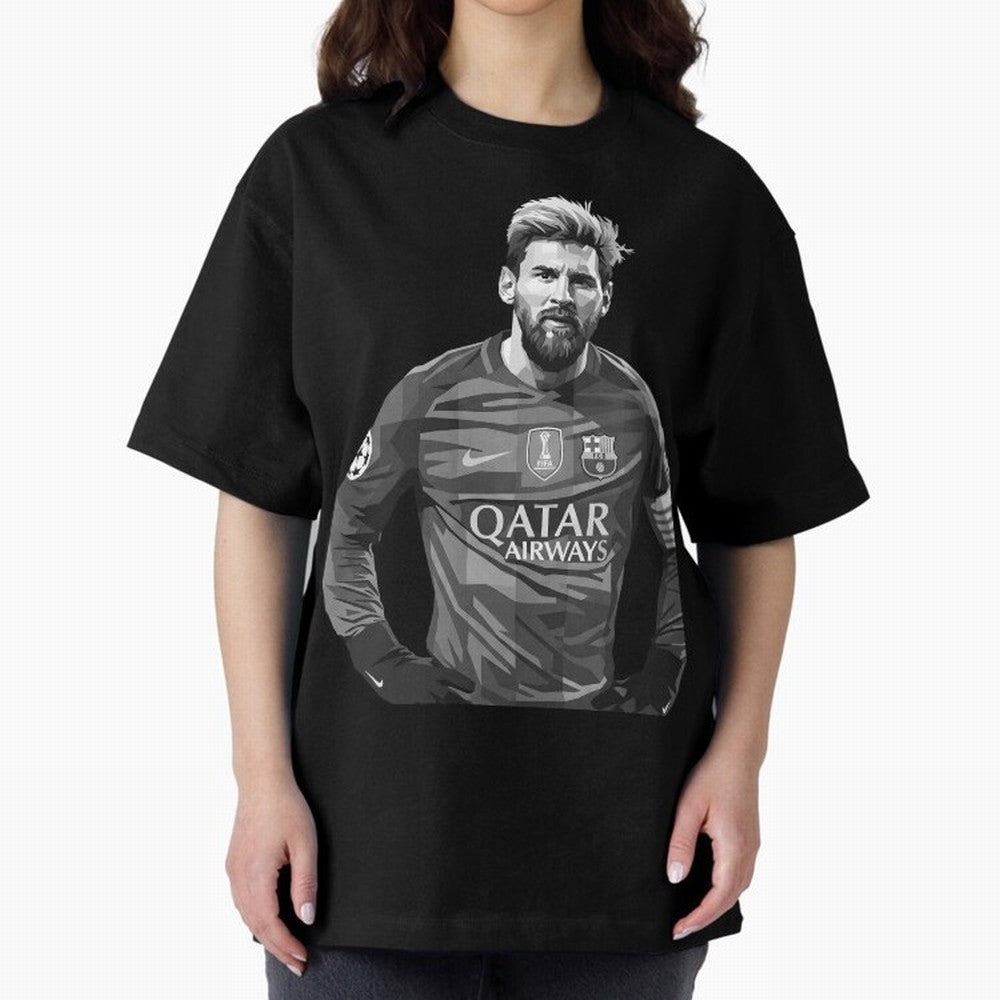 Messi grayscale Classic T-Shirt Show Passion for the Stars of FIFA World Cup 2026 Group Stage with Messi, CR7 and Mbappe, Portugal Energy, Football Festival Excitement, Trophy Ambitions, Country Rivalries and Star Player Buzz; Perfect for