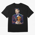 Messi Wpap Oversized T-Shirt Capture the FIFA World Cup 2026 USA Canada Mexico Journey through Mbappe Highlights, Portugal, Spain and Germany Pride, Championship Spirit, Famous Goals, Roaring Crowds and International Football Unity; Created for