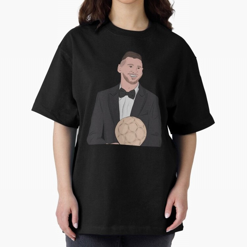 Lionel Messi 2023 Ballon d'Or Classic T-Shirt Celebrate Rivalries and Pride in FIFA World Cup 2026 Group Stage Spirit, Centered on England, France and Netherlands, Messi, Soccer Culture, Superstar Moments, National Team Dreams and Competitive Fire;