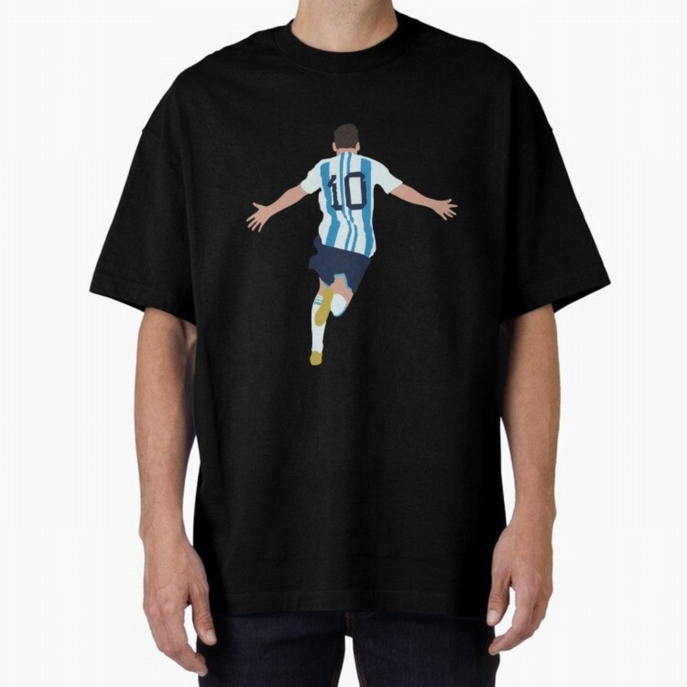 Lionel Messi minimalist illustration Classic T-Shirt Make Every Kick Count in FIFA World Cup 2026 Group Stage Celebrating Mbappe, France and Portugal Energy, Football Passion, Legendary Performances, Festival Vibes and Supporter Community; Perfect