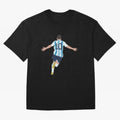 Lionel Messi minimalist illustration Classic T-Shirt Make Every Kick Count in FIFA World Cup 2026 Group Stage Celebrating Mbappe, France and Portugal Energy, Football Passion, Legendary Performances, Festival Vibes and Supporter Community; Perfect