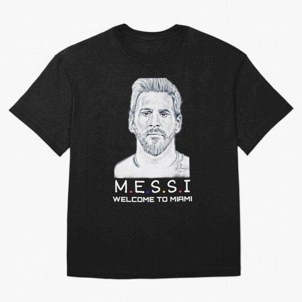 Lionel Messi, welcome to Miami Essential T-Shirt Bring Match Day Fire to FIFA World Cup 2026 Connected to Haaland, France and Portugal Energy, Fan Favorite Moments, National Team Passion, Big Match Drama and Soccer History; Made for Die Hard