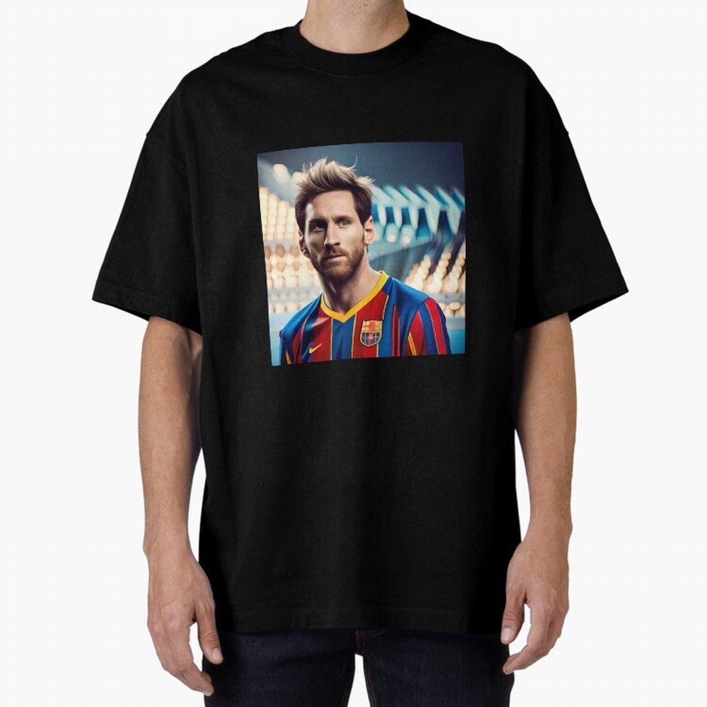 Messi Photo Realistic Paint Art Classic T-Shirt Capture FIFA World Cup 2026 Group Stage Centered on Cristiano Ronaldo, England and Germany Energy, Fan Favorite Moments, National Team Passion, Big Match Drama and Soccer History; Ideal for Fans Who