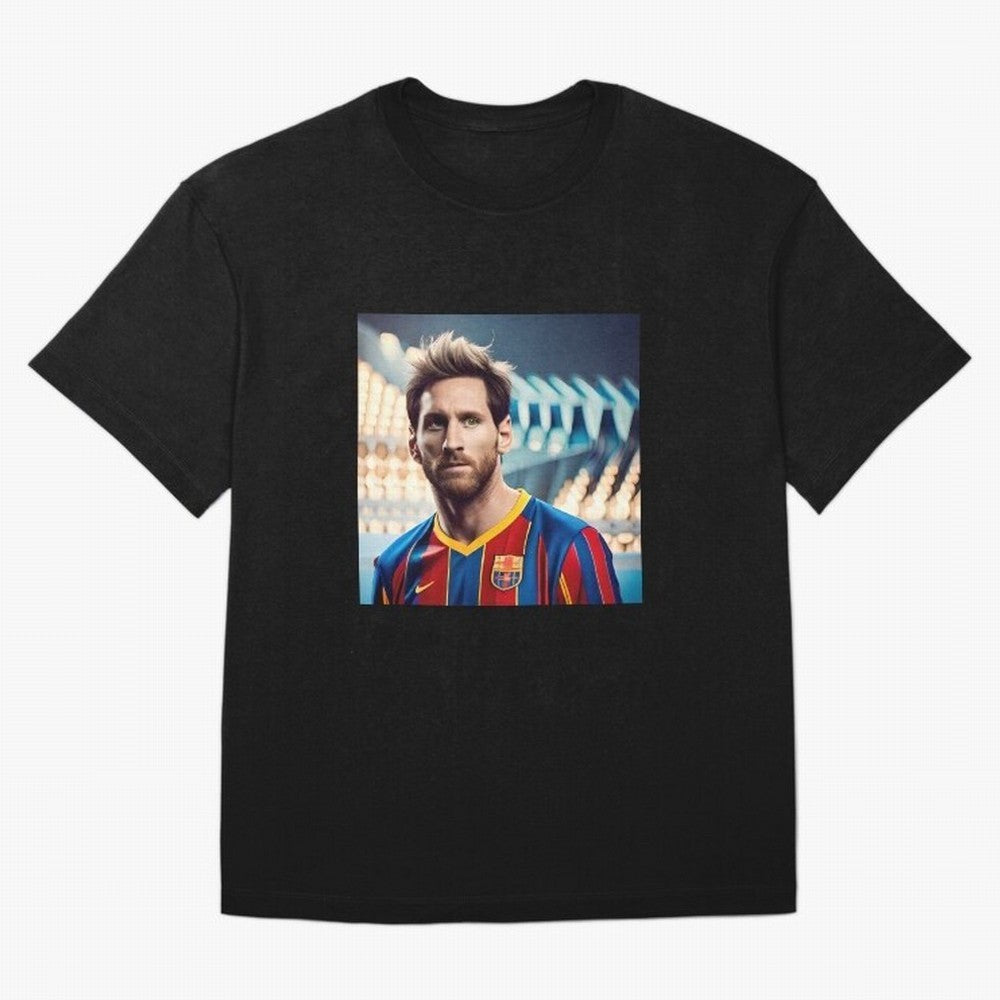 Messi Photo Realistic Paint Art Classic T-Shirt Capture FIFA World Cup 2026 Group Stage Centered on Cristiano Ronaldo, England and Germany Energy, Fan Favorite Moments, National Team Passion, Big Match Drama and Soccer History; Ideal for Fans Who
