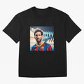 Messi Photo Realistic Paint Art Classic T-Shirt Capture FIFA World Cup 2026 Group Stage Centered on Cristiano Ronaldo, England and Germany Energy, Fan Favorite Moments, National Team Passion, Big Match Drama and Soccer History; Ideal for Fans Who