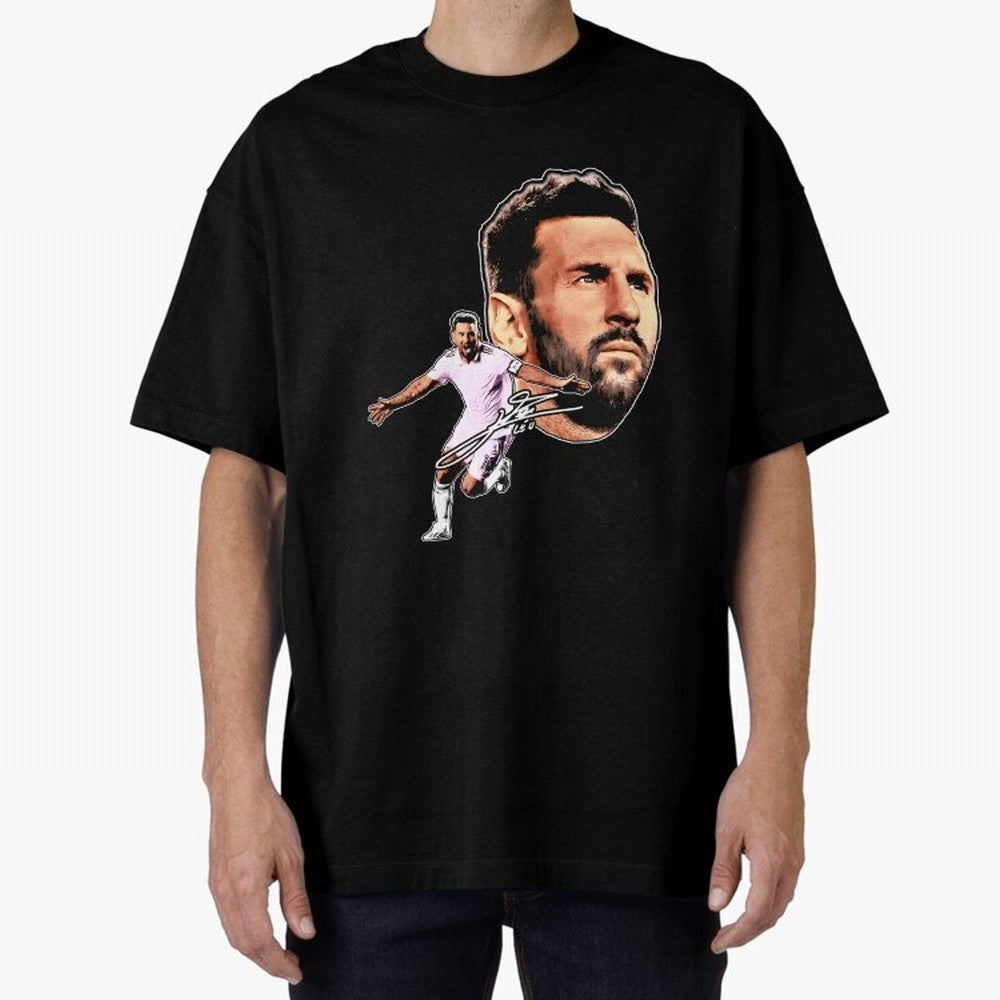 Lionel messi Retro Style Tee Bootleg big face vintage argentina Football Legend Classic T-Shirt Make Every Match About the FIFA World Cup 2026 Group Stage Journey through Cristiano Ronaldo, Haaland and CR7 Highlights, Brazil, Portugal and Argentina