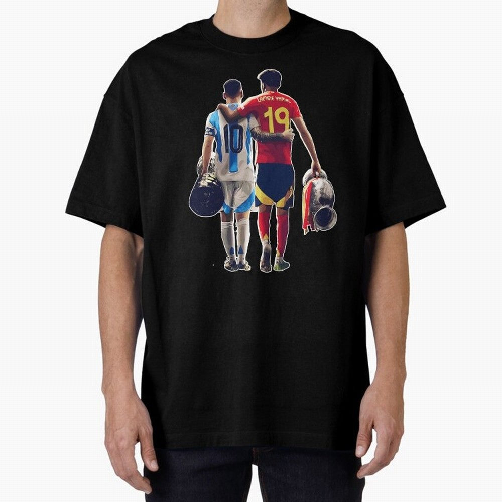 Lionel Messi and Foster child Classic T-Shirt Keep Football History Alive during Match Day Hype around FIFA World Cup 2026 Group Stage, Haaland, Argentina and Brazil, Global Supporter Spirit, Legendary Goals, National Colors and Tournament