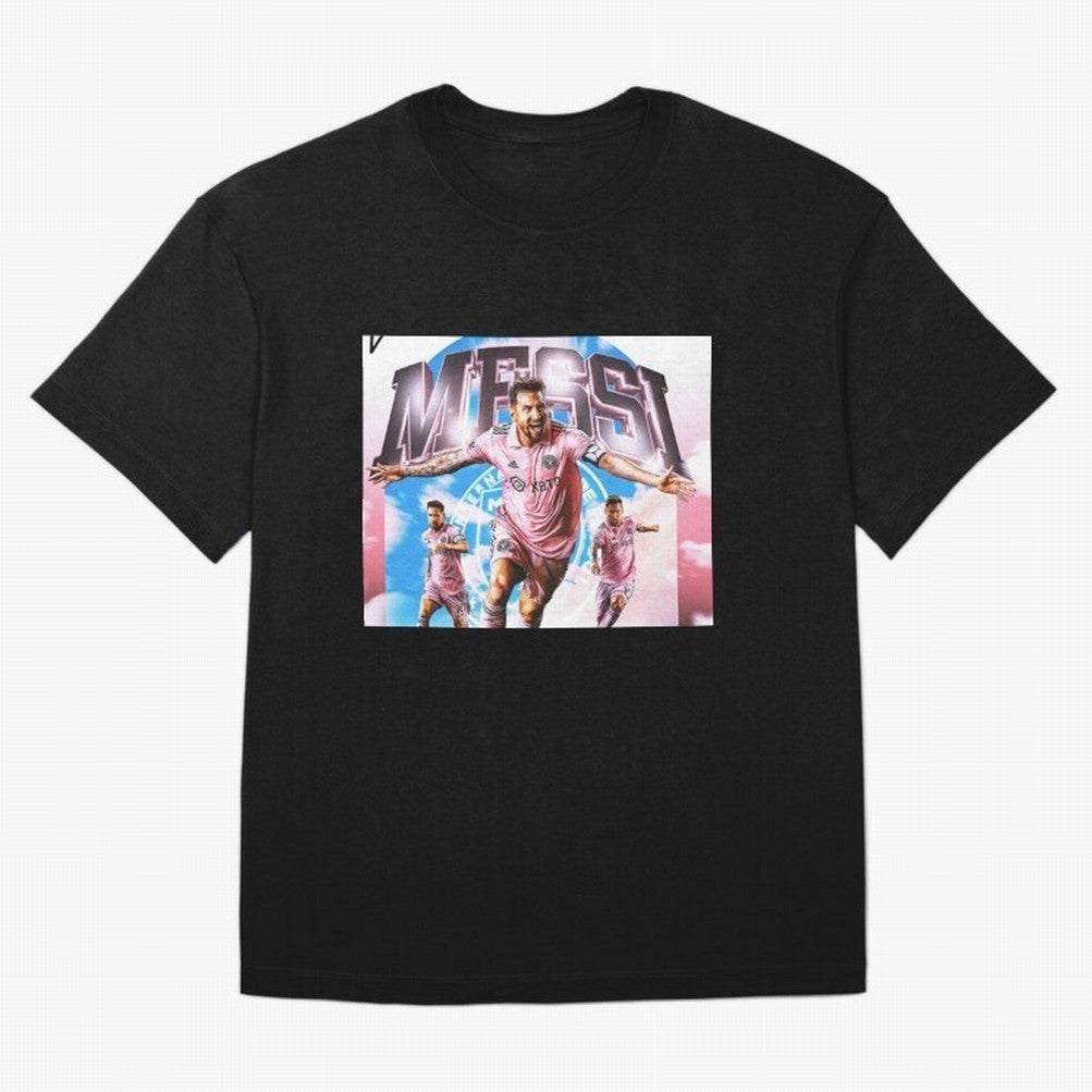 Inter Miami Messi Oversized T-Shirt Celebrate Rivalries and Pride in the FIFA World Cup 2026 Journey through Mbappe and Neymar Highlights, Argentina Pride, Worldwide Fan Energy, Dramatic Goals, Stadium Lights and Championship Celebrations; Great