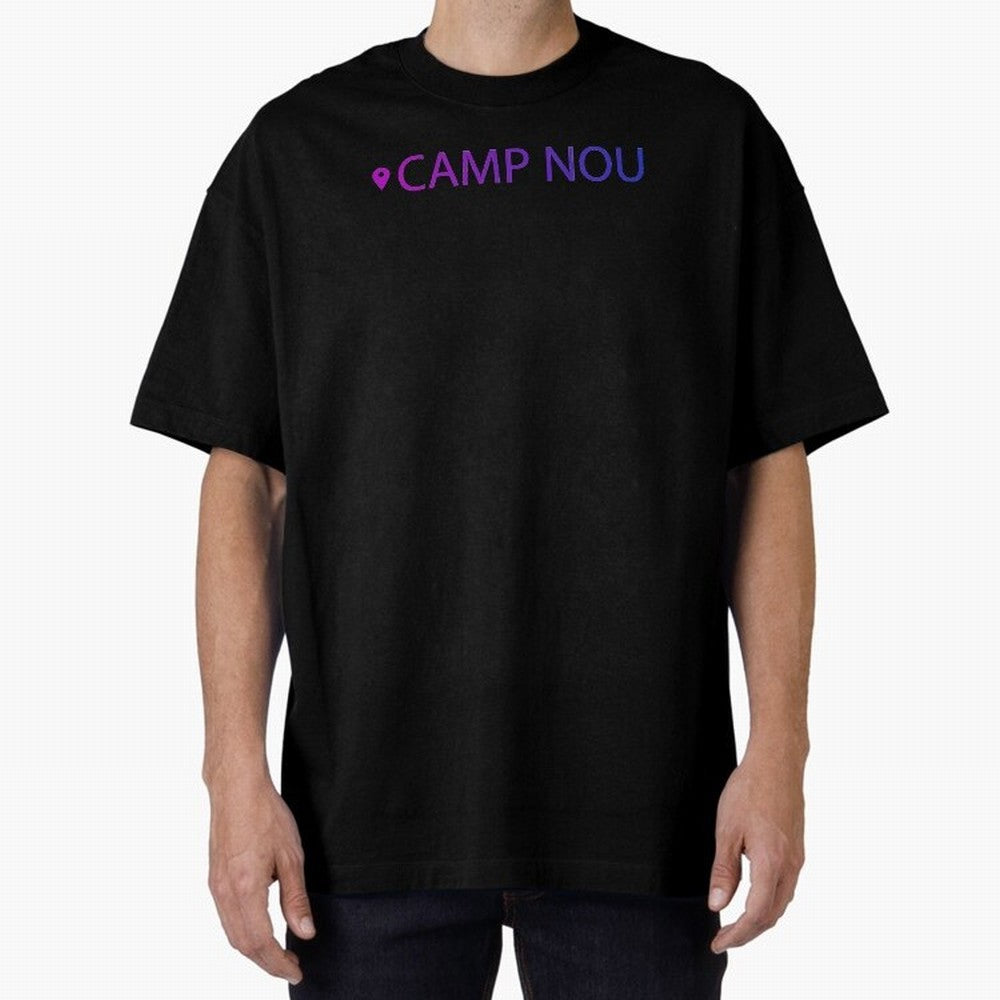 Camp Nou Barcelona Stadium Location Print Classic T-Shirt Honor the Beautiful Game during the FIFA World Cup 2026 Journey through Cristiano Ronaldo, Haaland and CR7 Highlights, Spain and Netherlands Pride, Classic Soccer Heritage, Championship