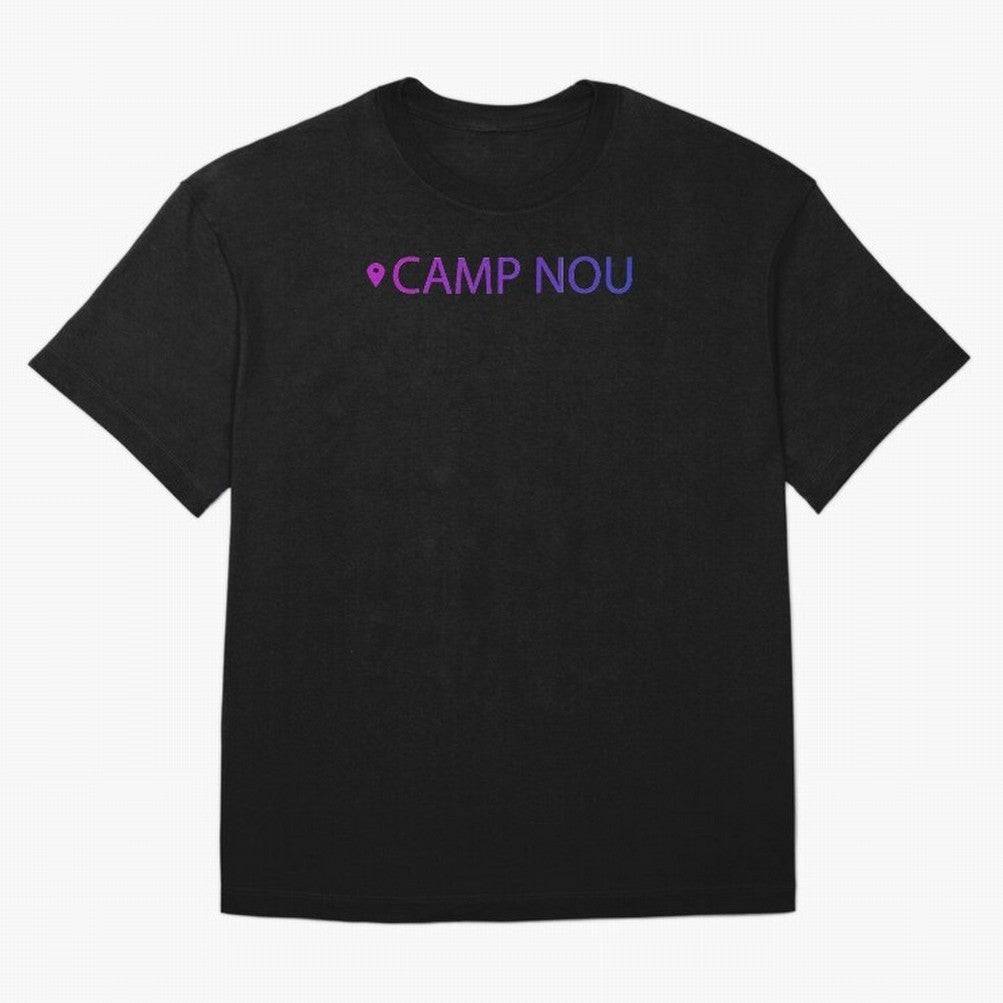 Camp Nou Barcelona Stadium Location Print Classic T-Shirt Honor the Beautiful Game during the FIFA World Cup 2026 Journey through Cristiano Ronaldo, Haaland and CR7 Highlights, Spain and Netherlands Pride, Classic Soccer Heritage, Championship